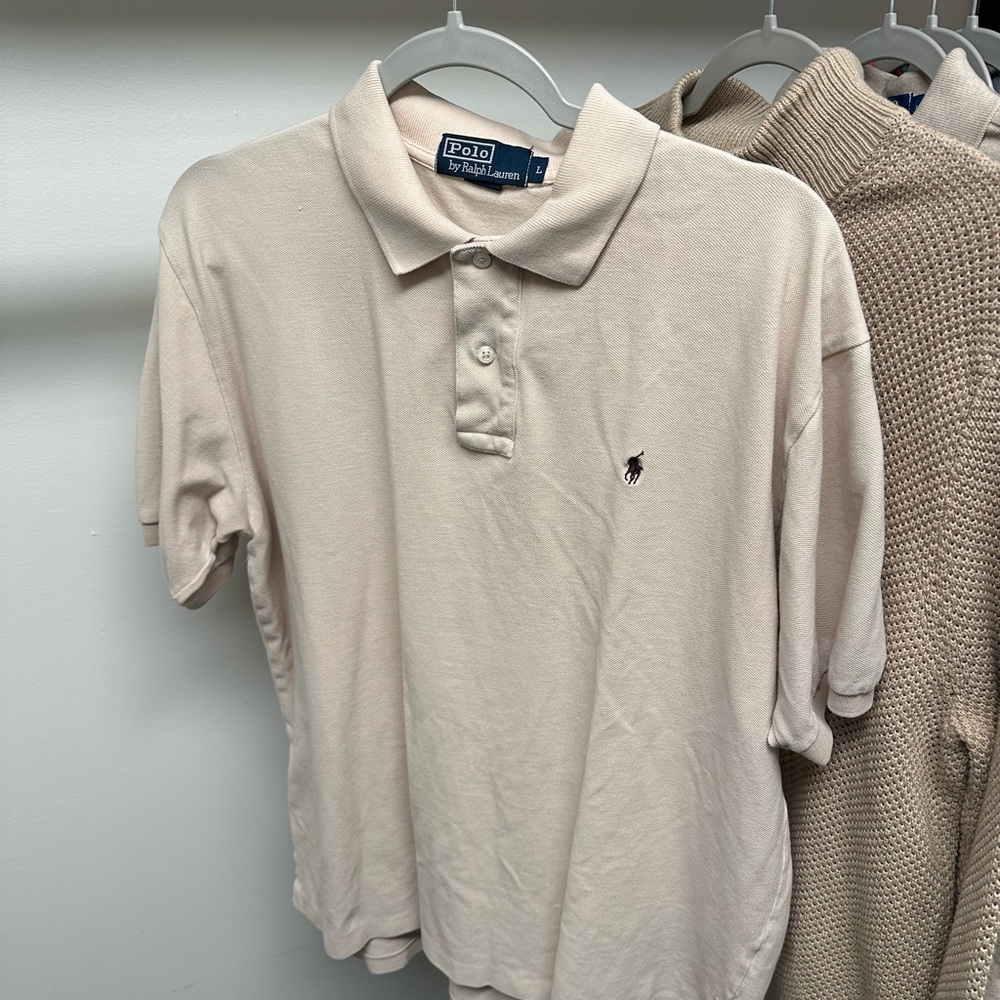 Ralph Lauren Light Tan Polo Shirt